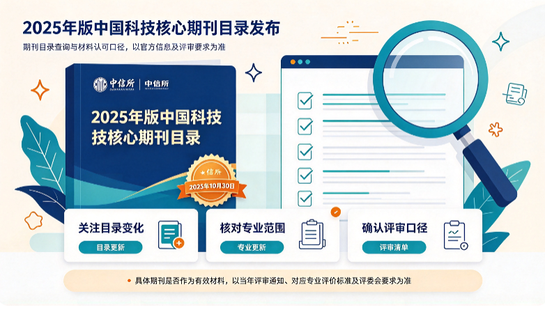 科技核心期刊有哪些？2025-2026年完整目录与投稿指南